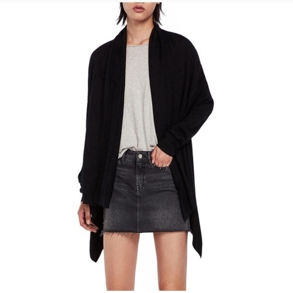 All Saints Merino Wool Cardigan Sweater - Picture 1 of 9